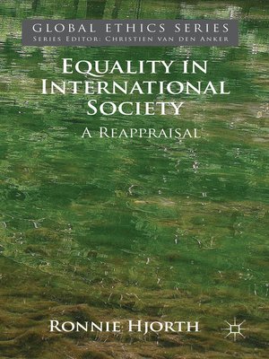 cover image of Equality in International Society